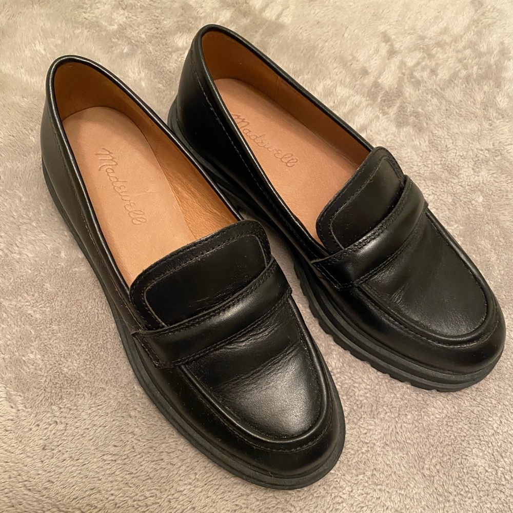 Madewell The Bradley Lugsole Loafer in Leather